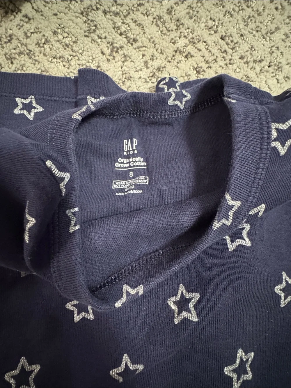 GAP Kids Pajama Set Bundle - Navy, White, Multicolor Stripes